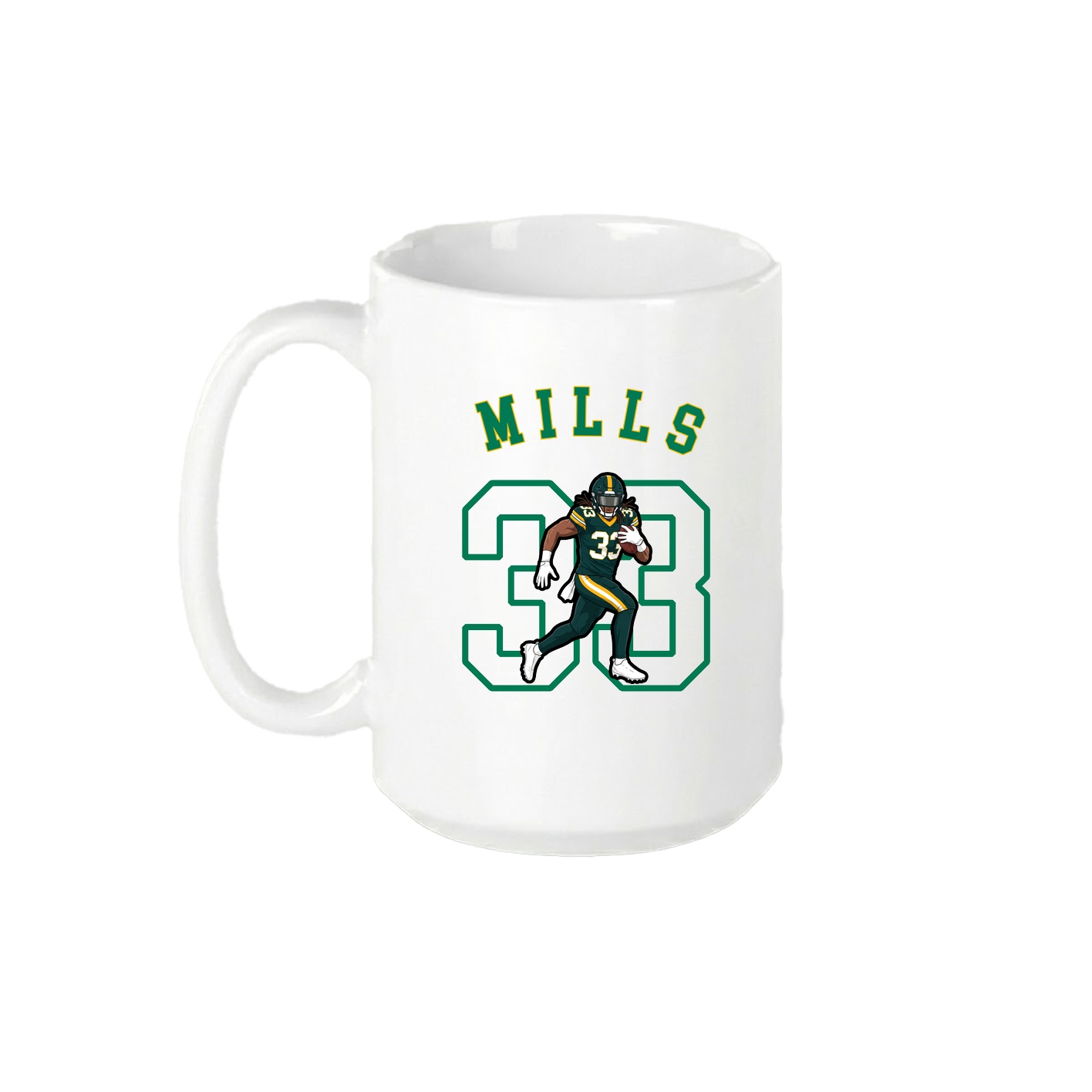 15oz Coffee Mug — Shirsey Arch in White