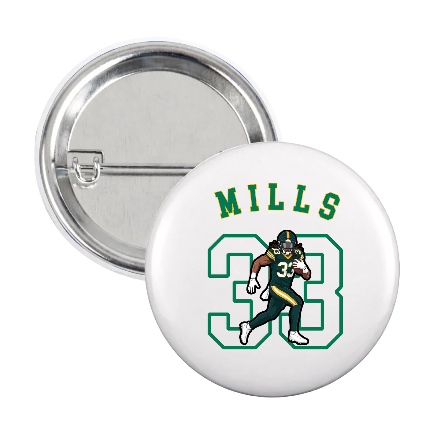 Game Day Button — Shirsey Arch in White
