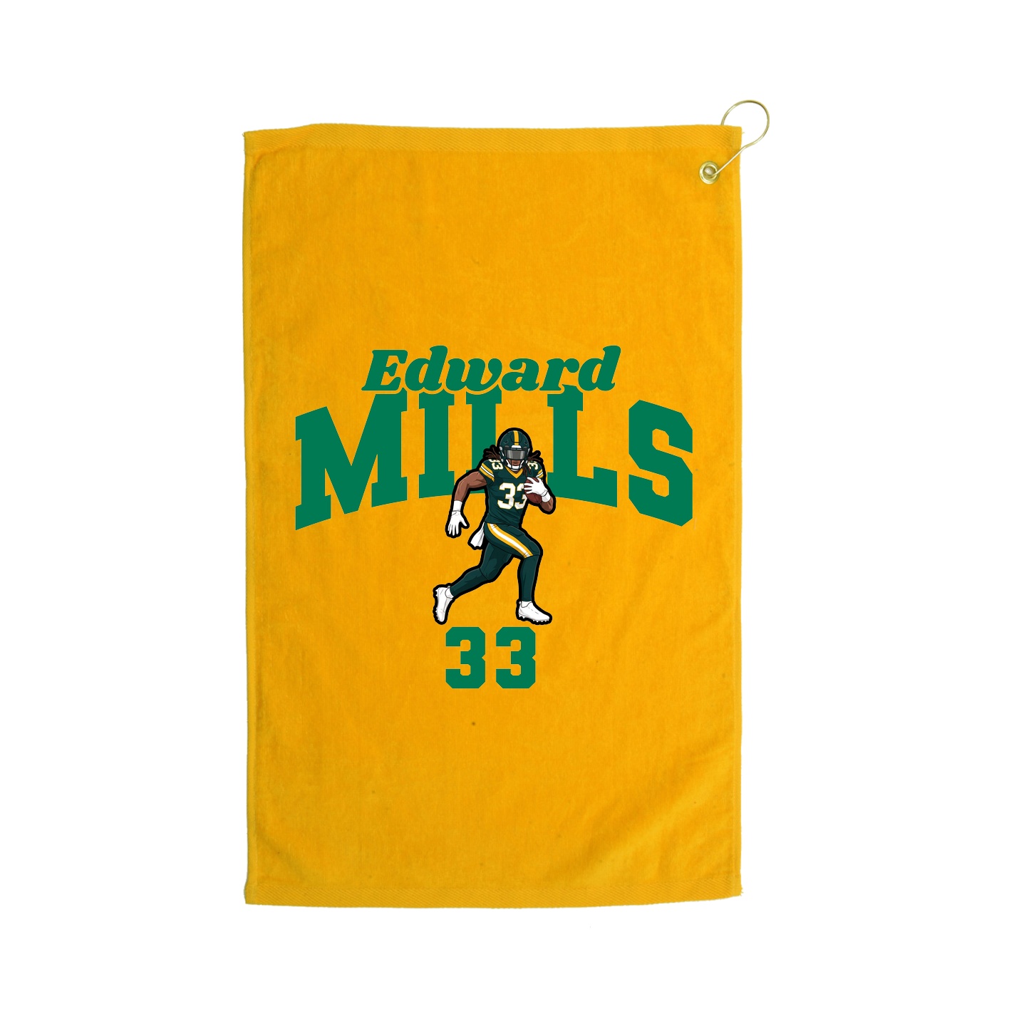 Golf Towel — Signature Arch in Gold