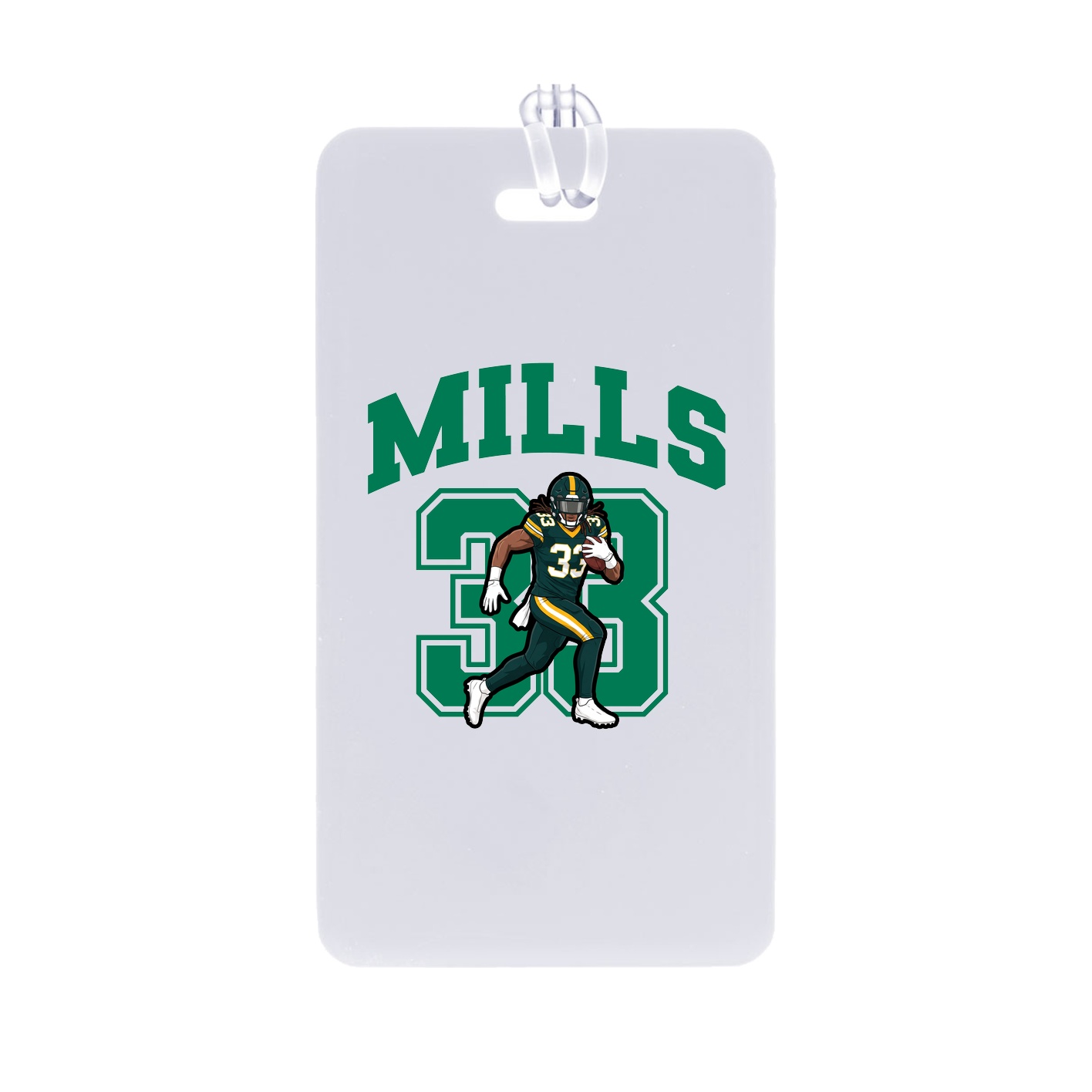 Bag Tag — Number in Classic