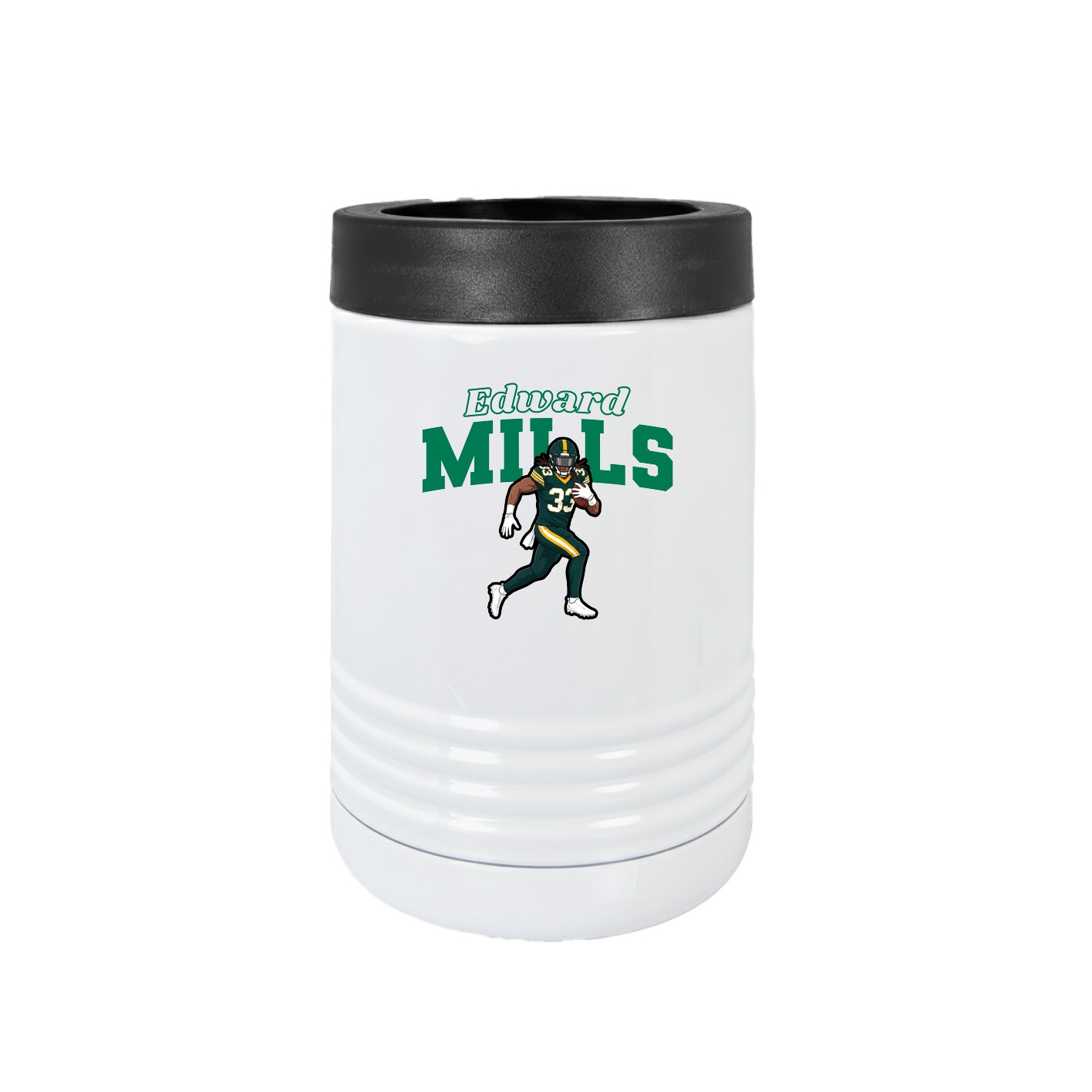 Beverage Holder — Name Arch in White