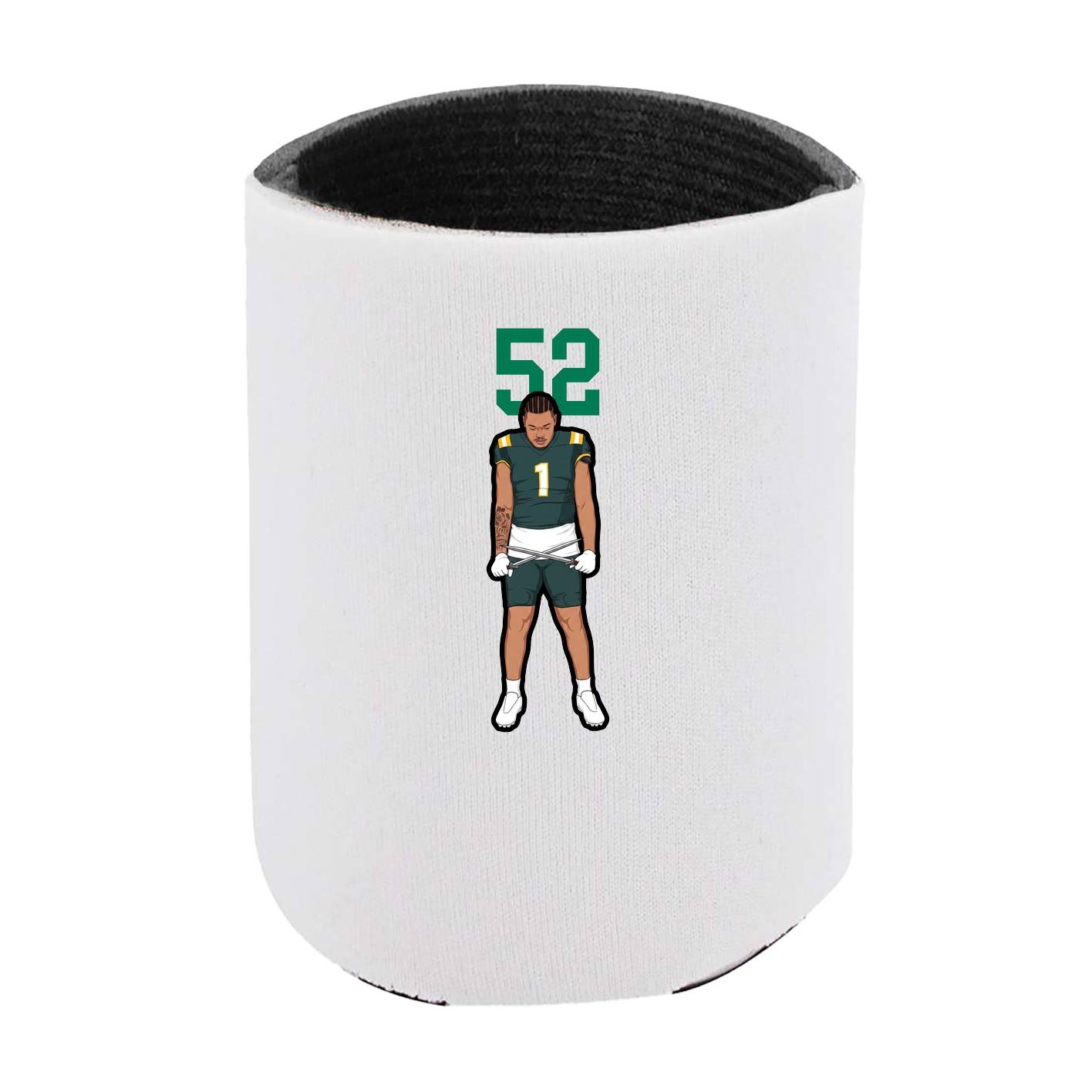 Can Holder — Number Top in White