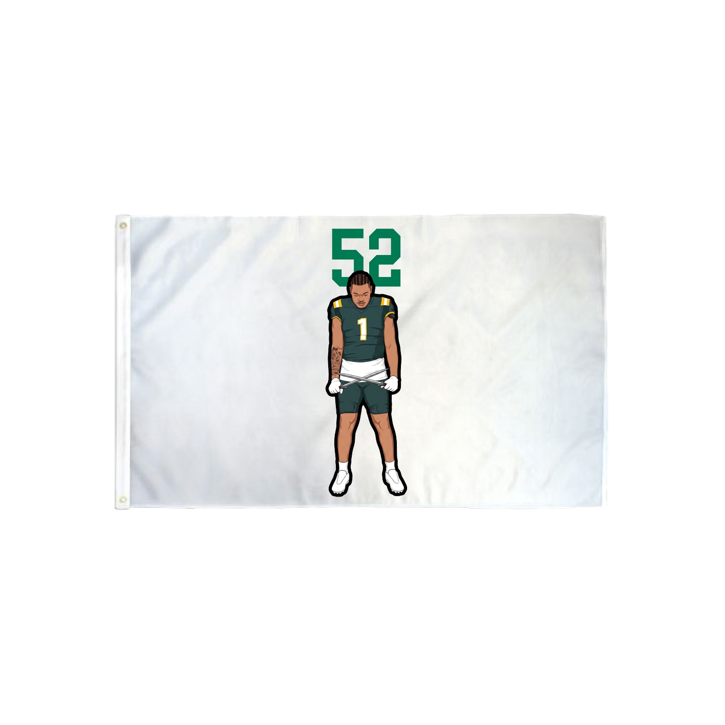 3x5 Flag — Number Top in Classic