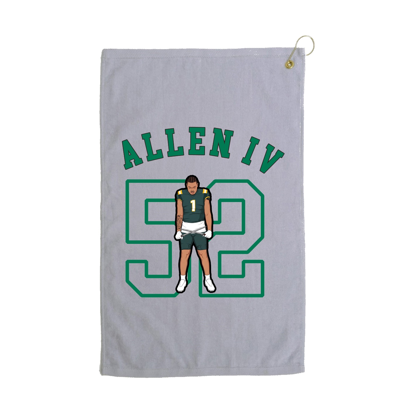 Golf Towel — Shirsey Arch in Grey