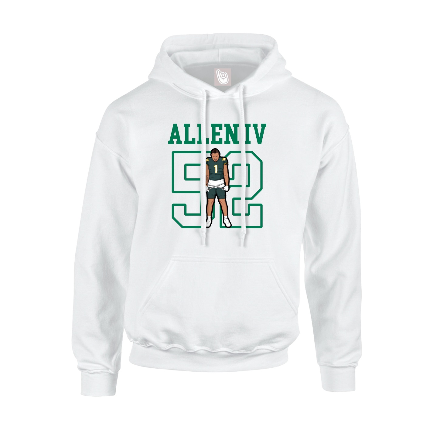 Youth Hoodie — Shirsey in White