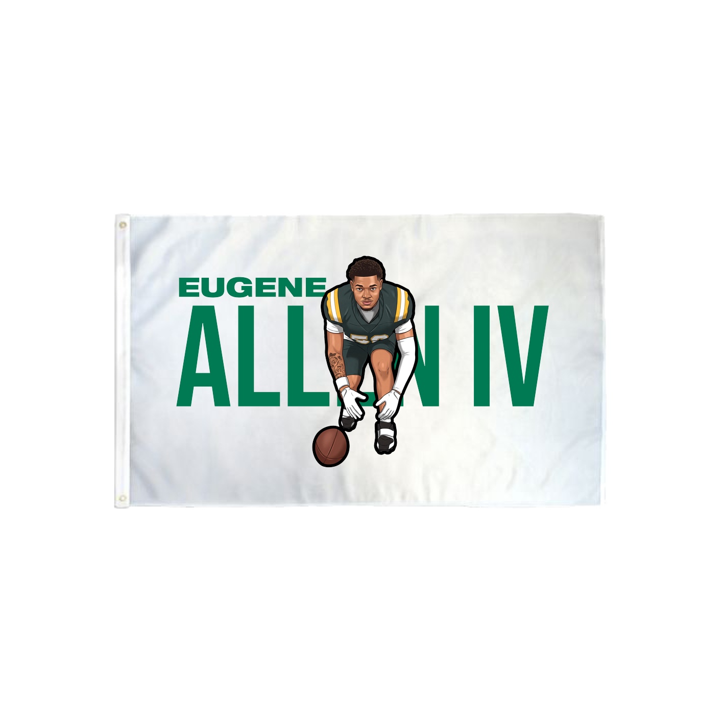 3x5 Flag — Player Name in Classic