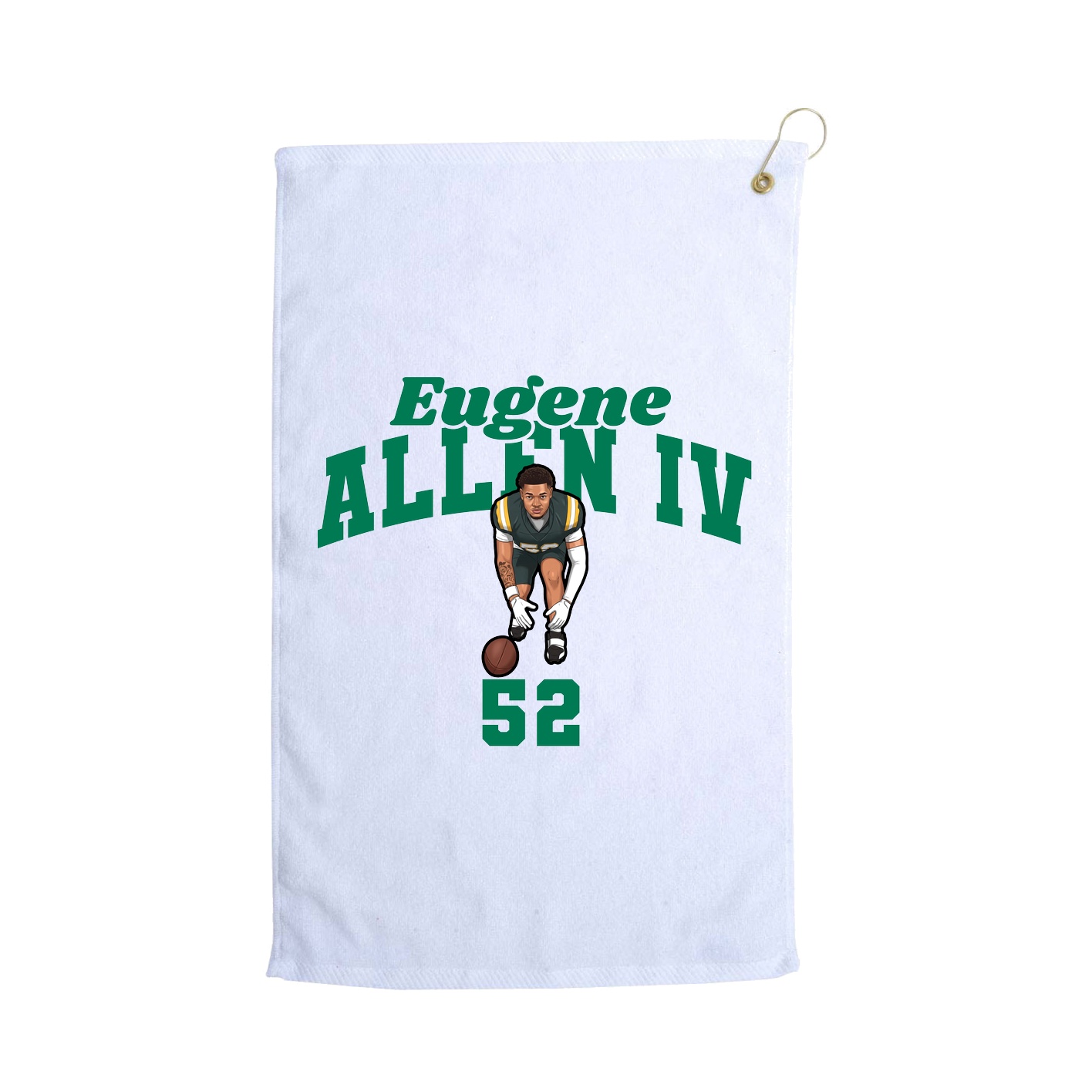 Golf Towel — Signature Arch in White