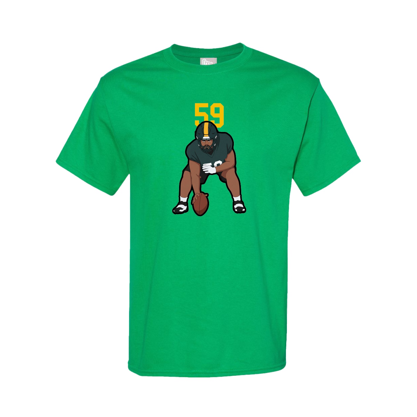 Tee — Number Top in Green