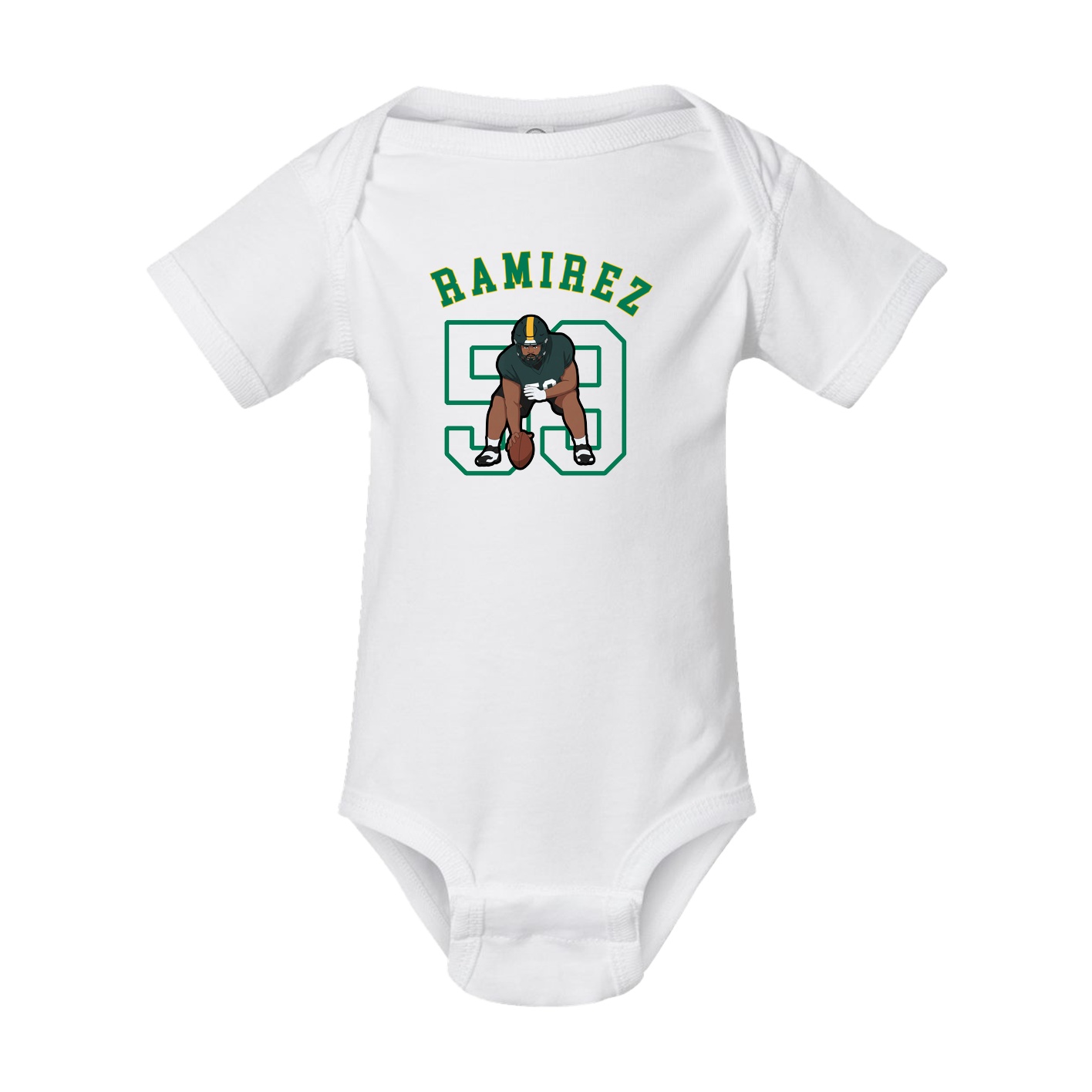Baby Onesie — Shirsey Arch in White