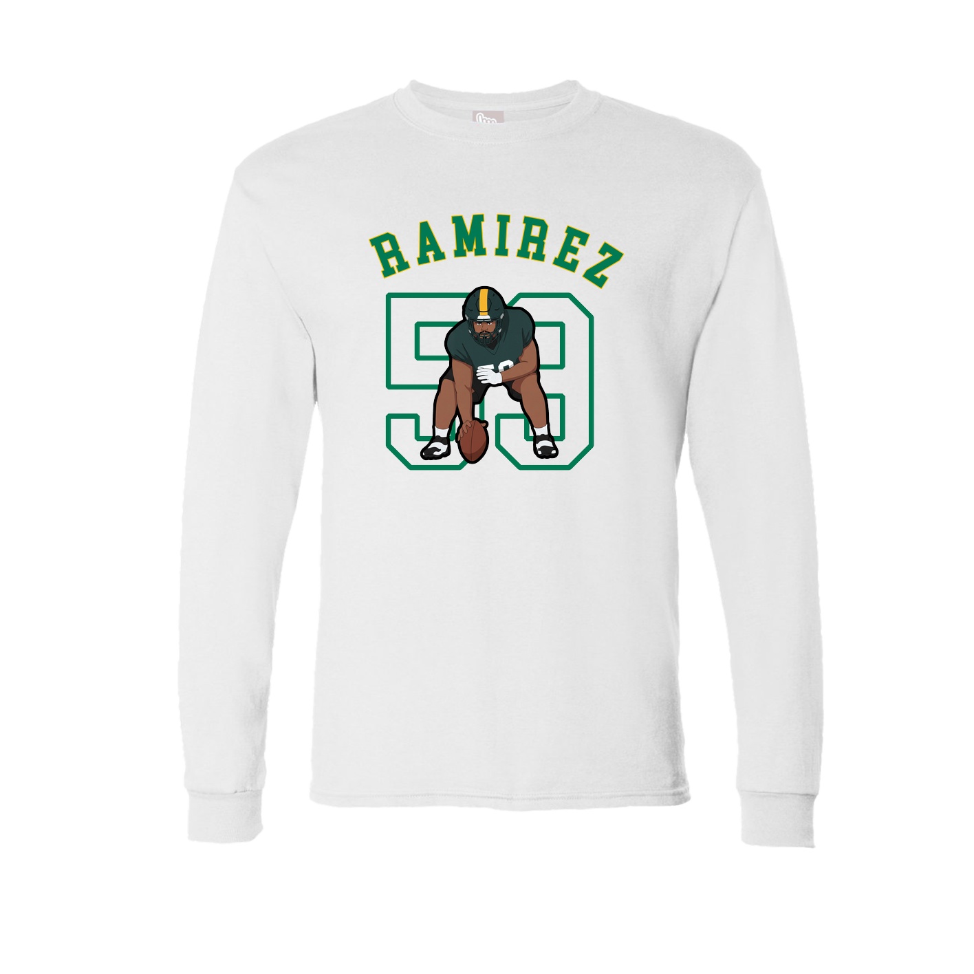 Long Sleeve Tee — Shirsey Arch in White