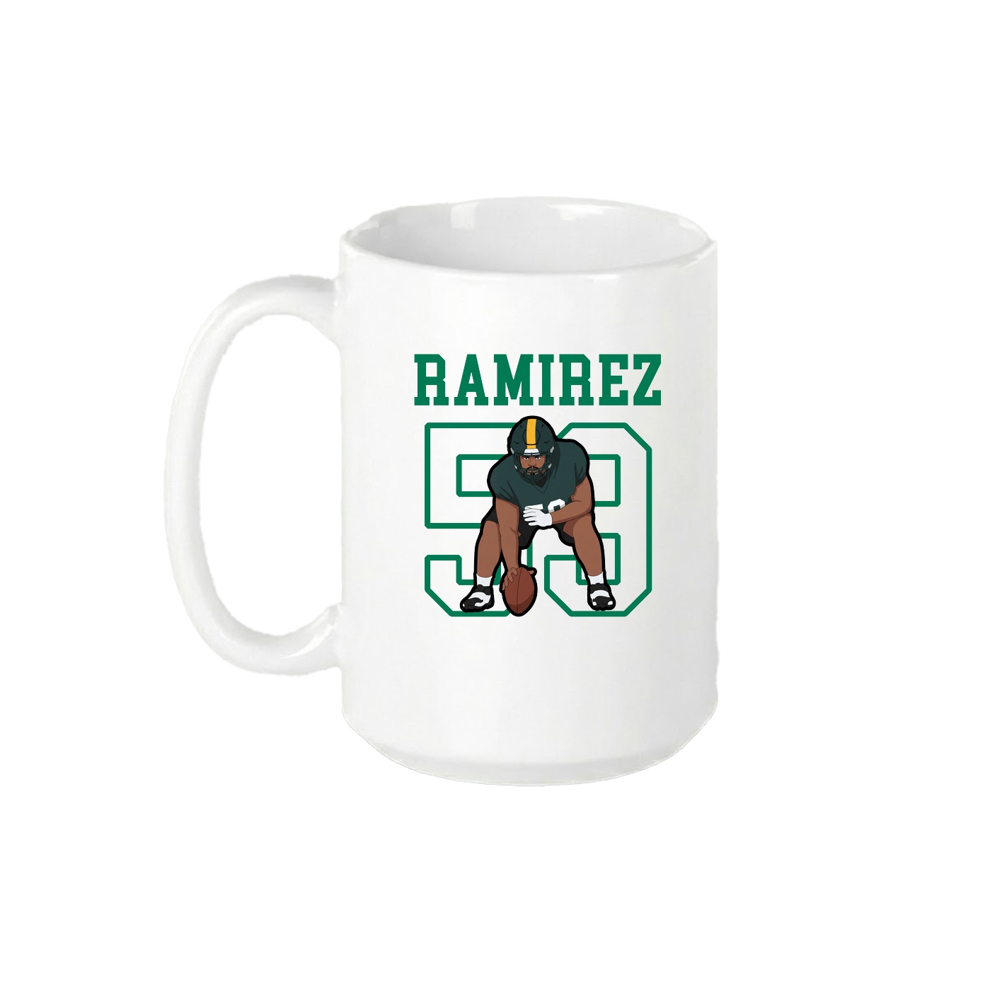 15oz Coffee Mug — Shirsey in White