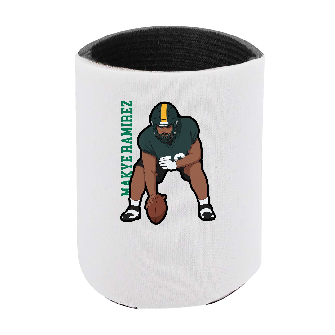 Can Holder — Name Vertical in White