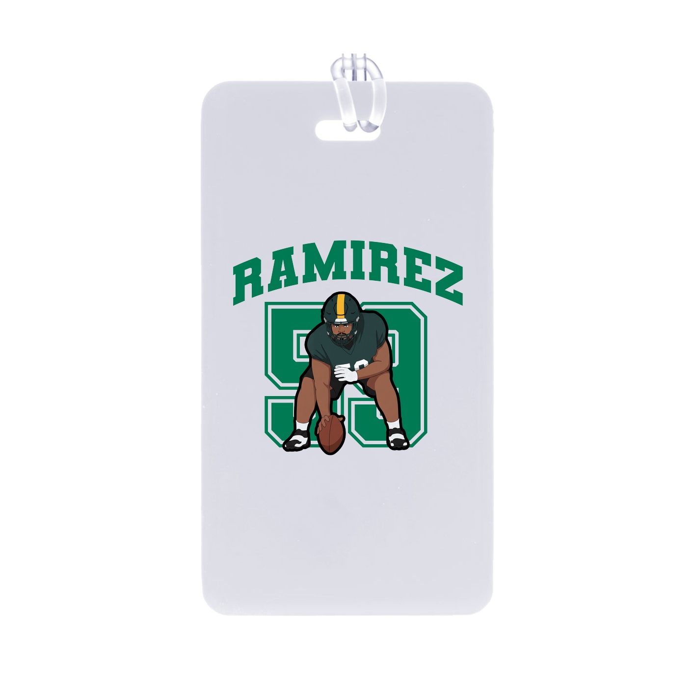 Bag Tag — Number in Classic