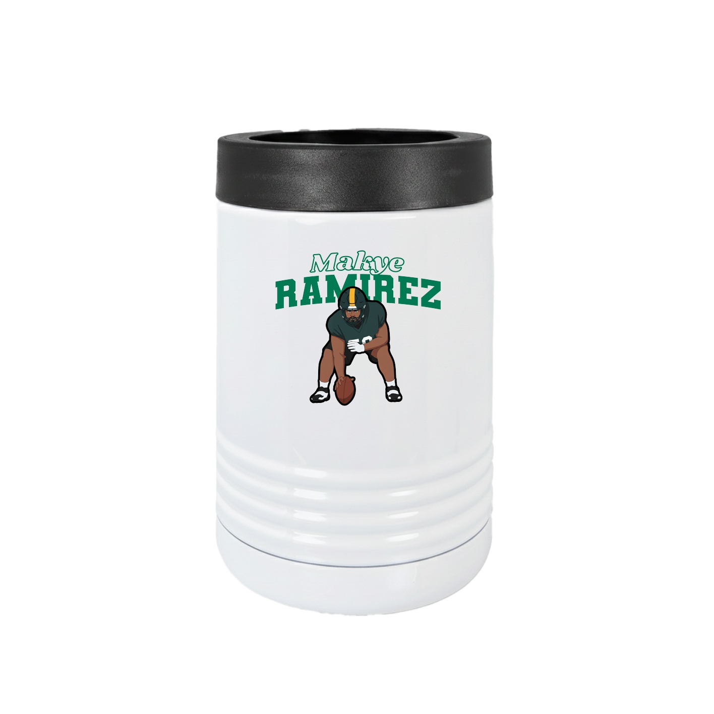 Beverage Holder — Name Arch in White