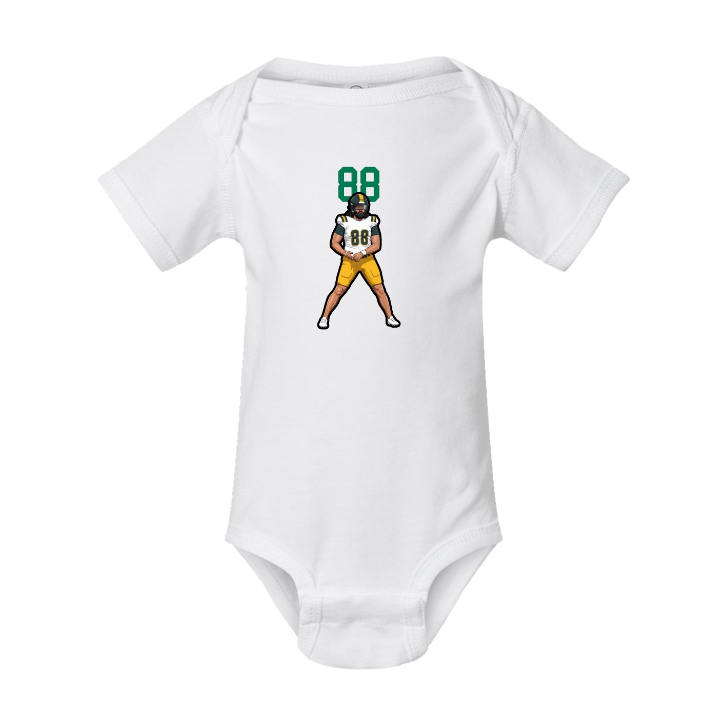 Baby Onesie — Number Top in White