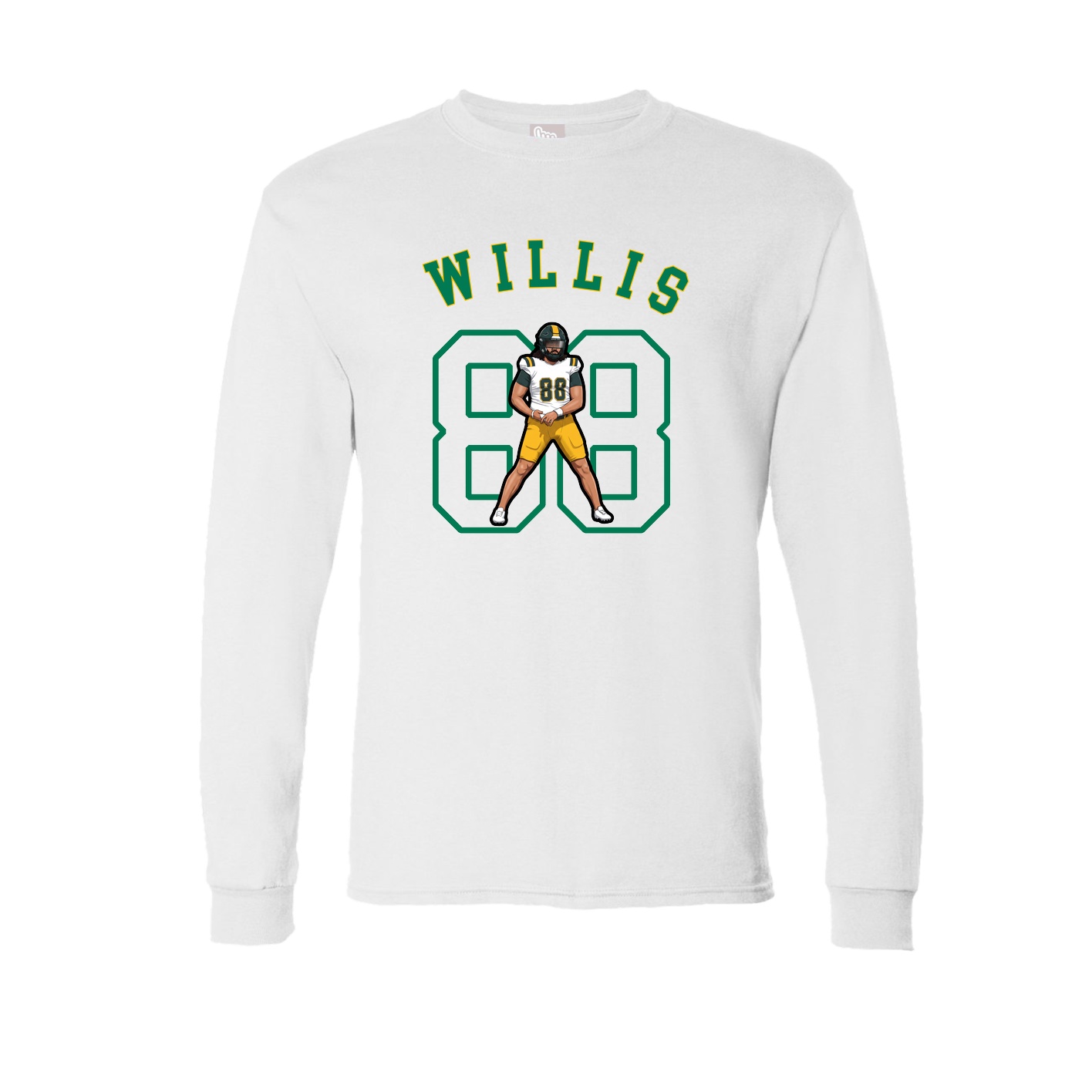 Long Sleeve Tee — Shirsey Arch in White