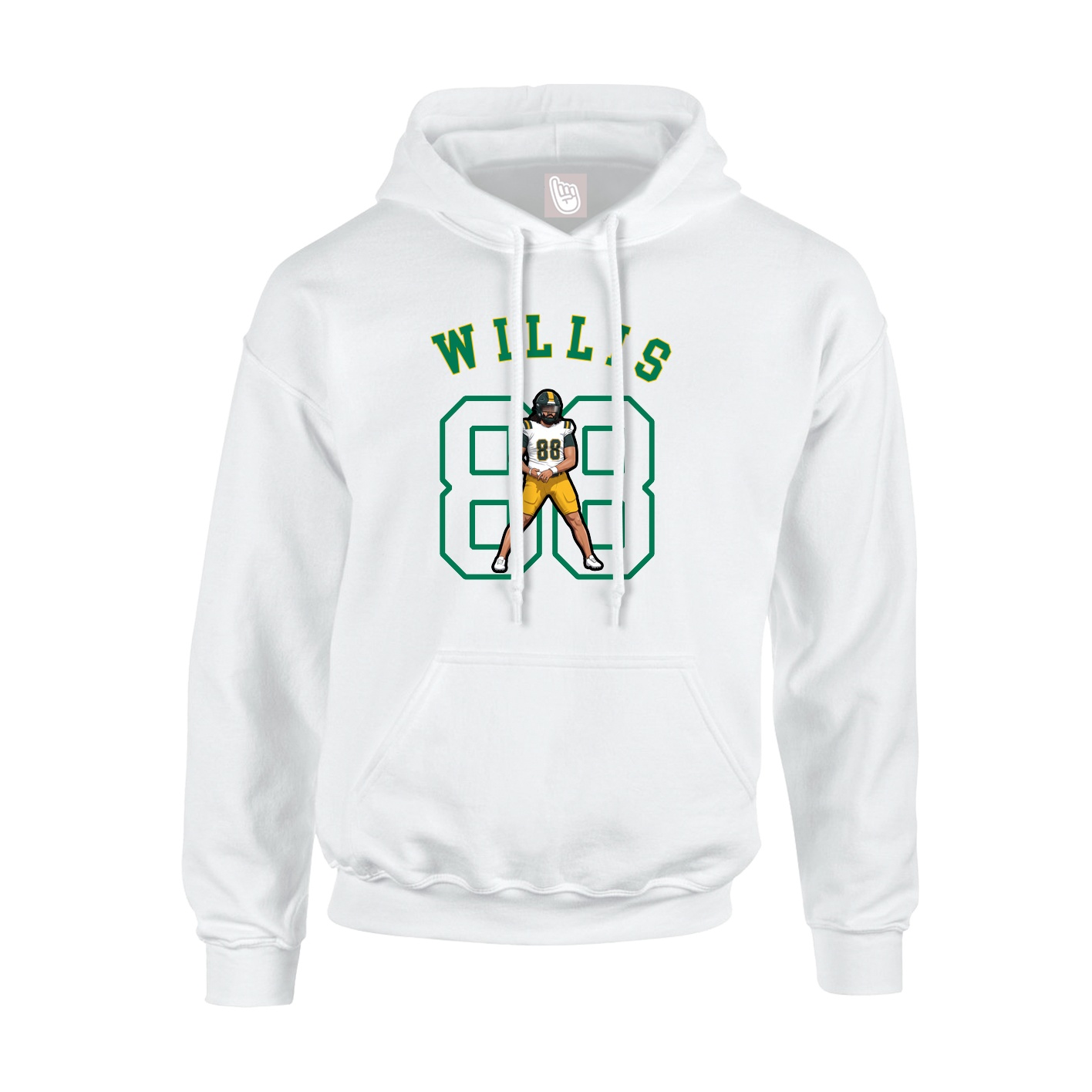 Hoodie — Shirsey Arch in White