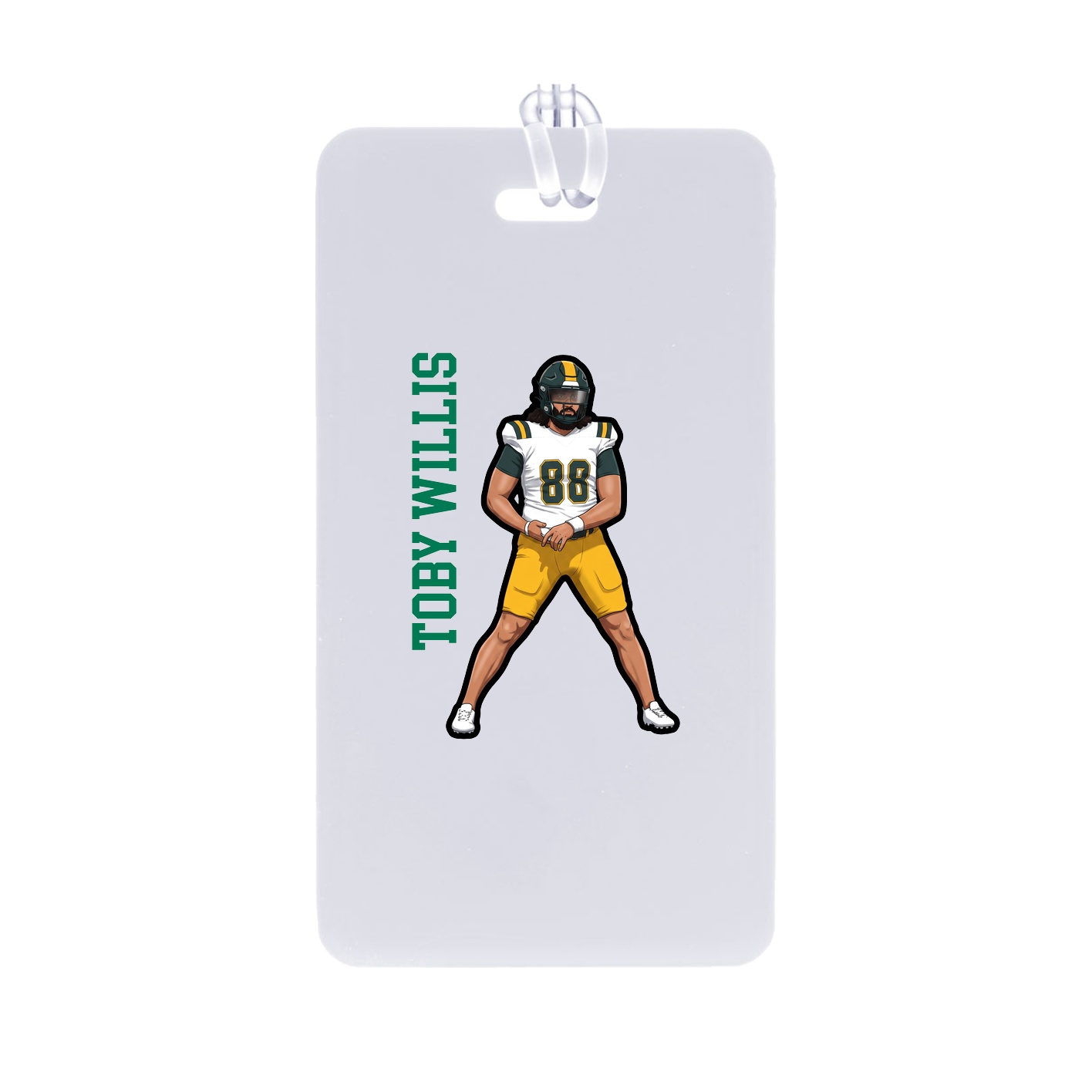 Bag Tag — Name Vertical in Classic
