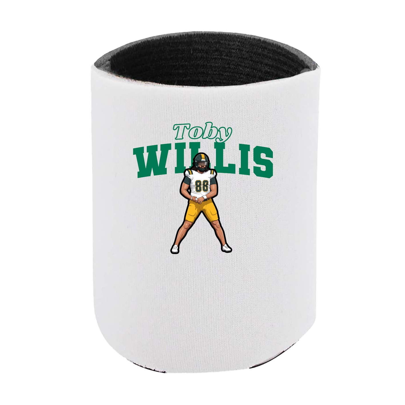 Can Holder — Name Arch in White