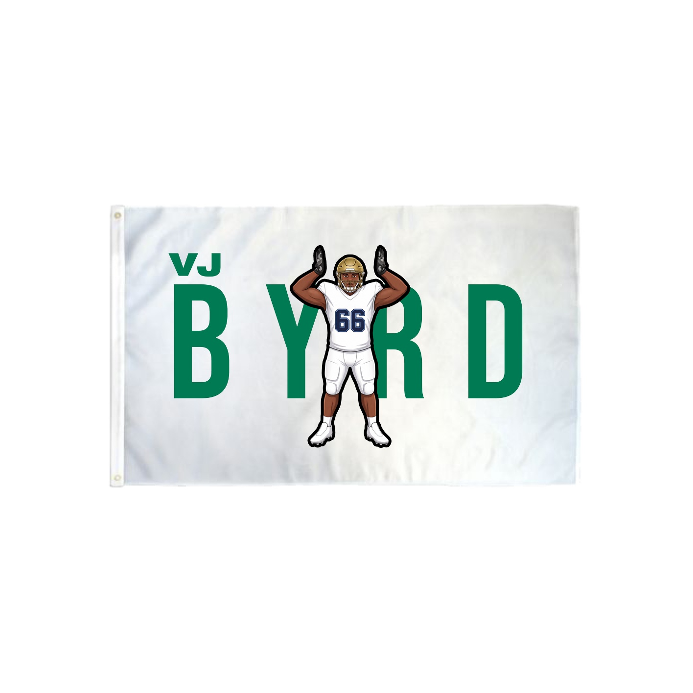 3x5 Flag — Player Name in Classic