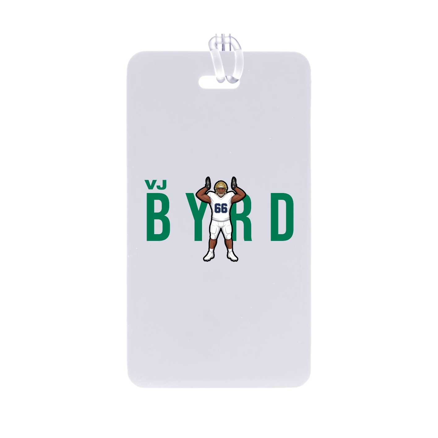 Bag Tag — Player Name in Classic
