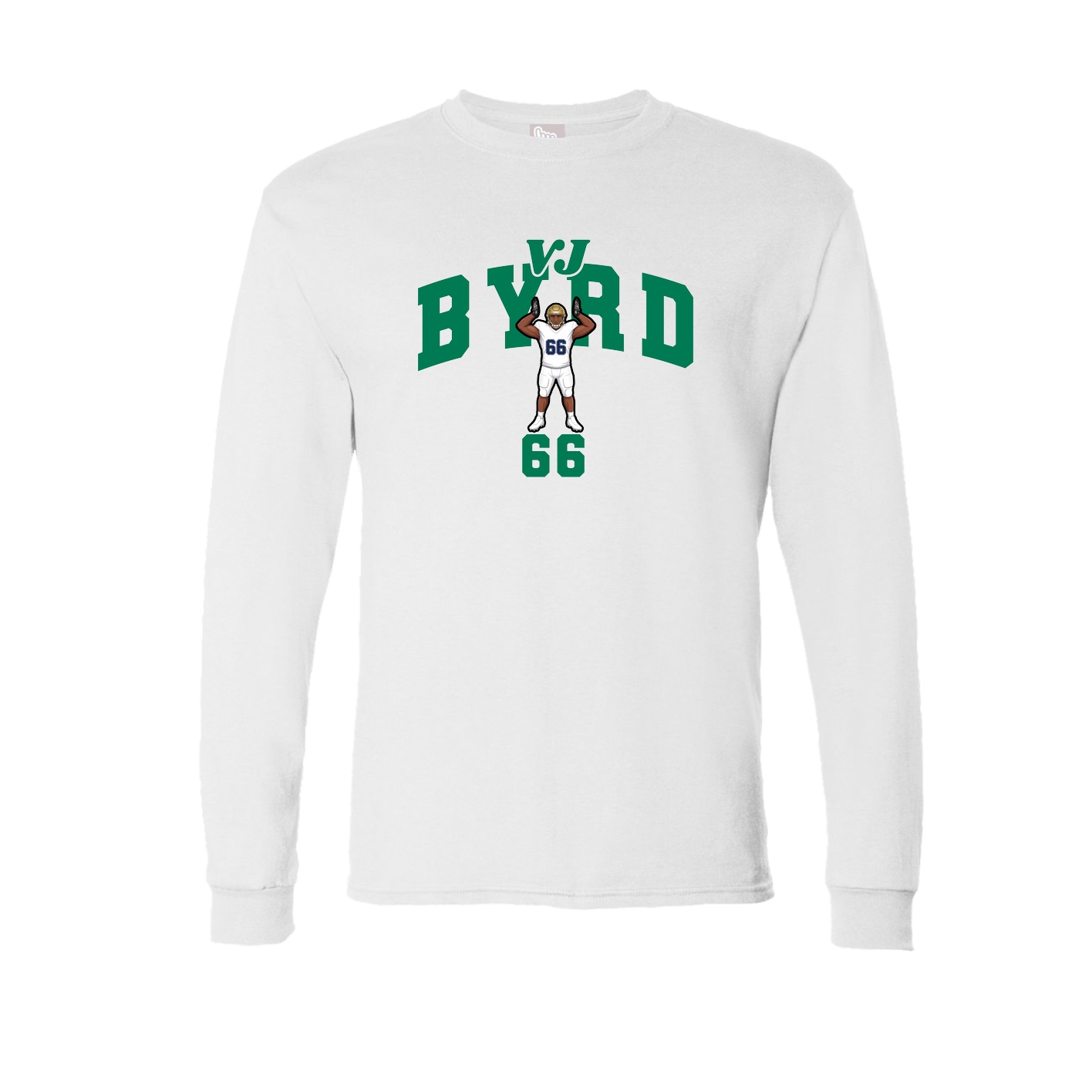 Long Sleeve Tee — Signature Arch in White