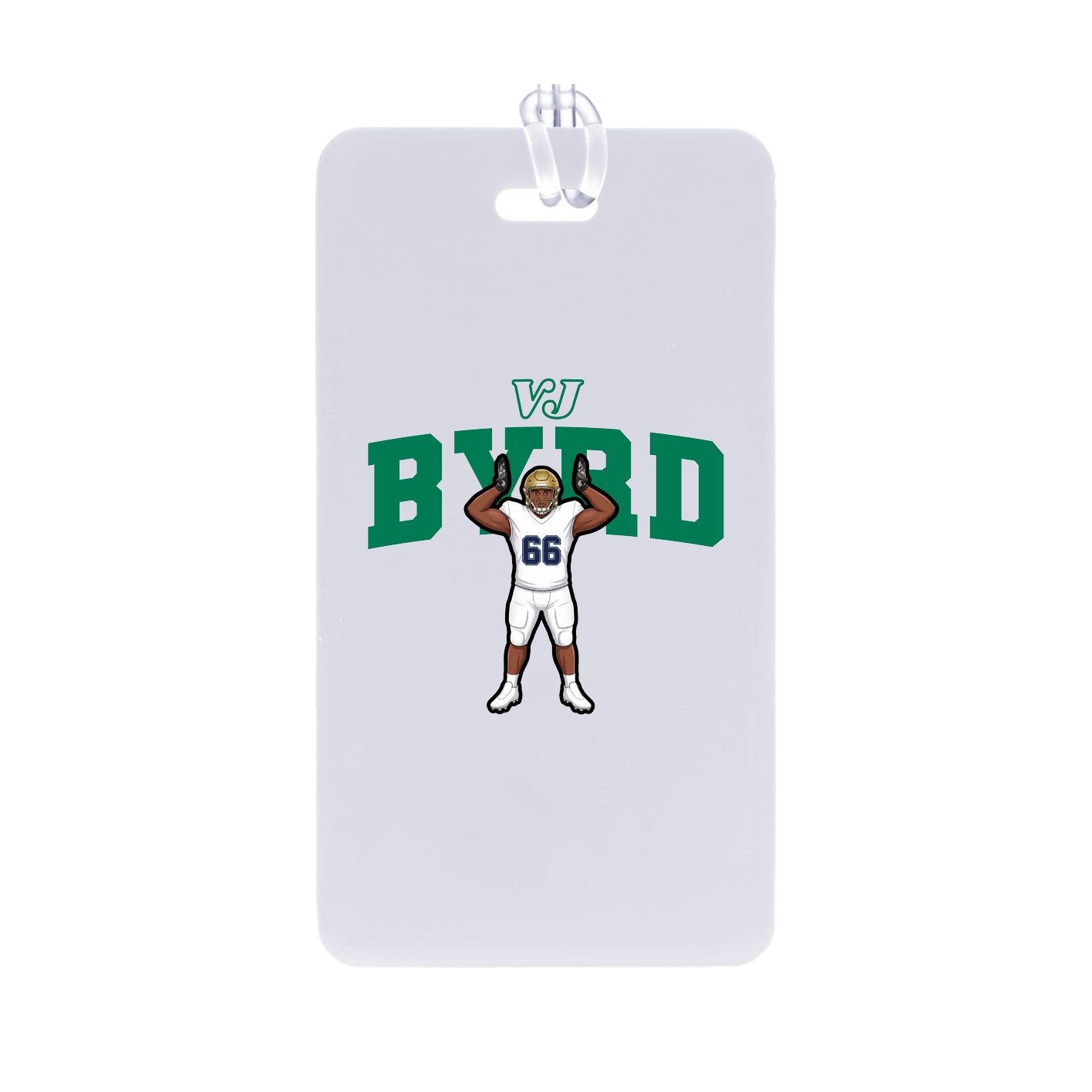 Bag Tag — Name Arch in Classic