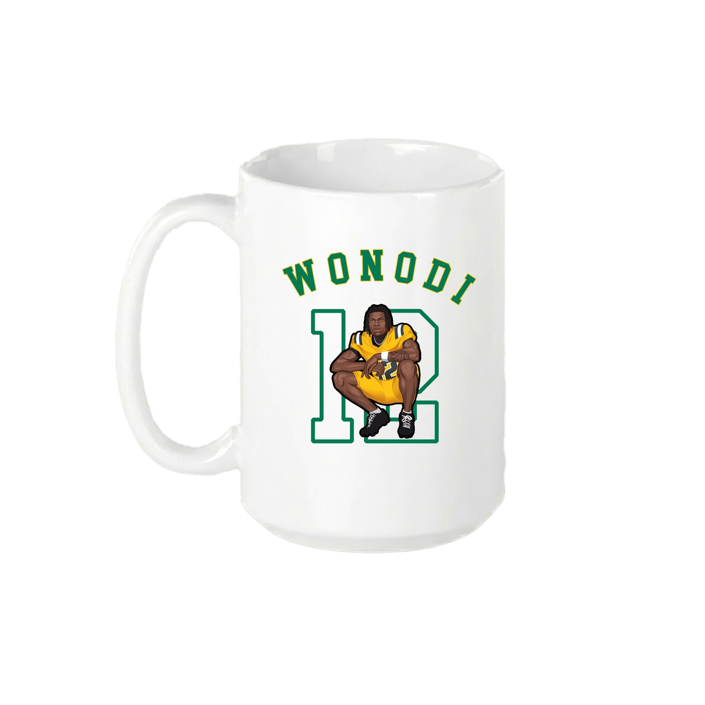 15oz Coffee Mug — Shirsey Arch in White