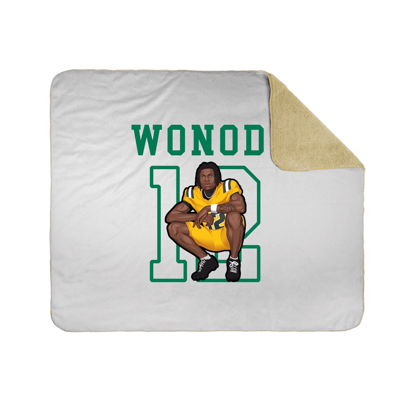 Throw Blanket — Shirsey in White