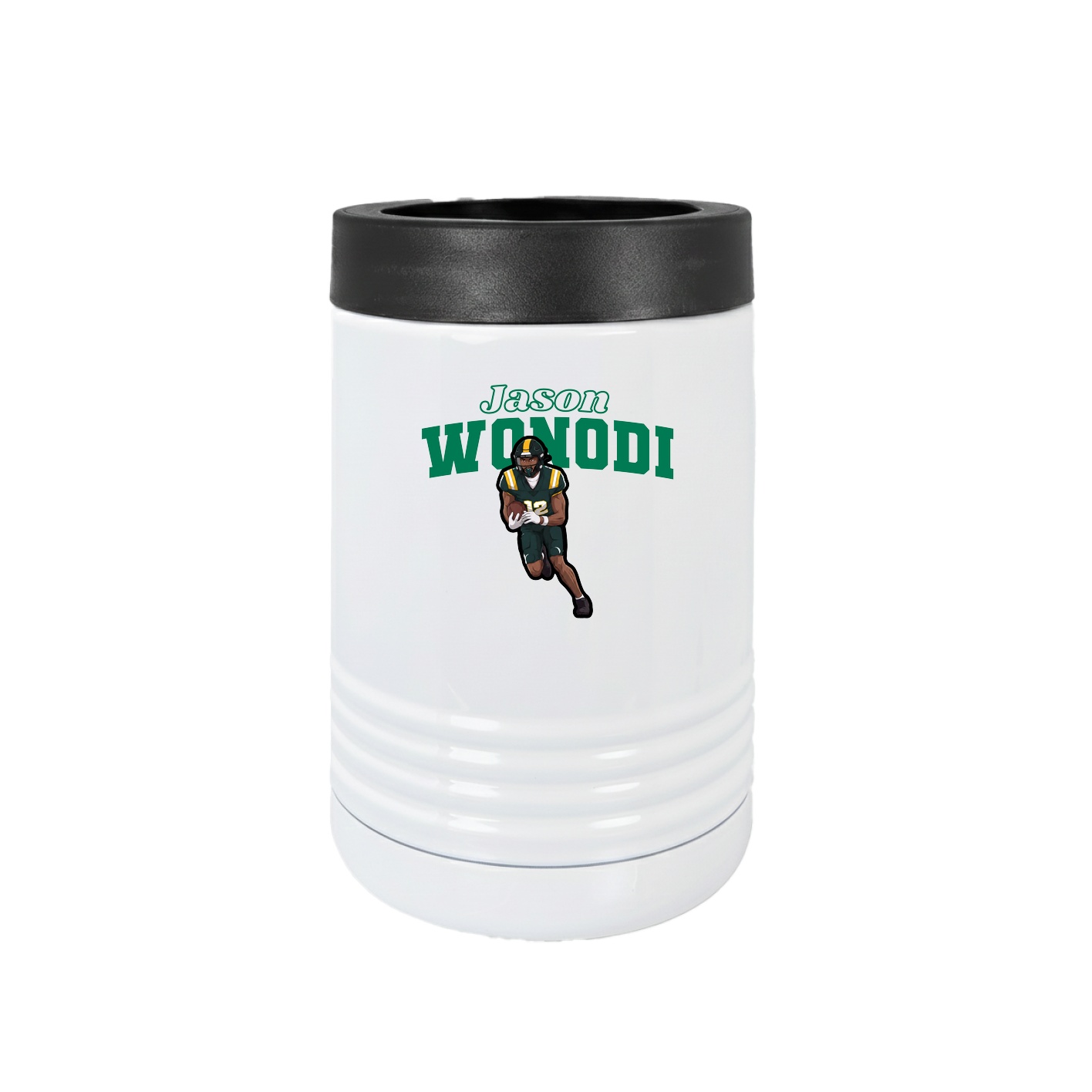 Beverage Holder — Name Arch in White