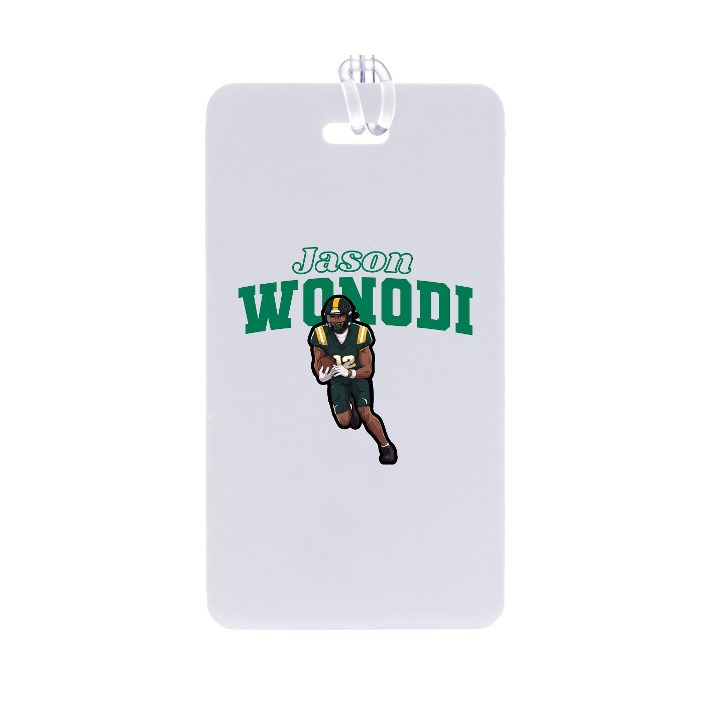 Bag Tag — Name Arch in Classic