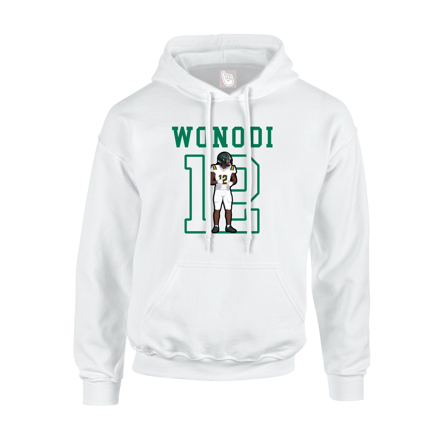 Hoodie — Shirsey in White