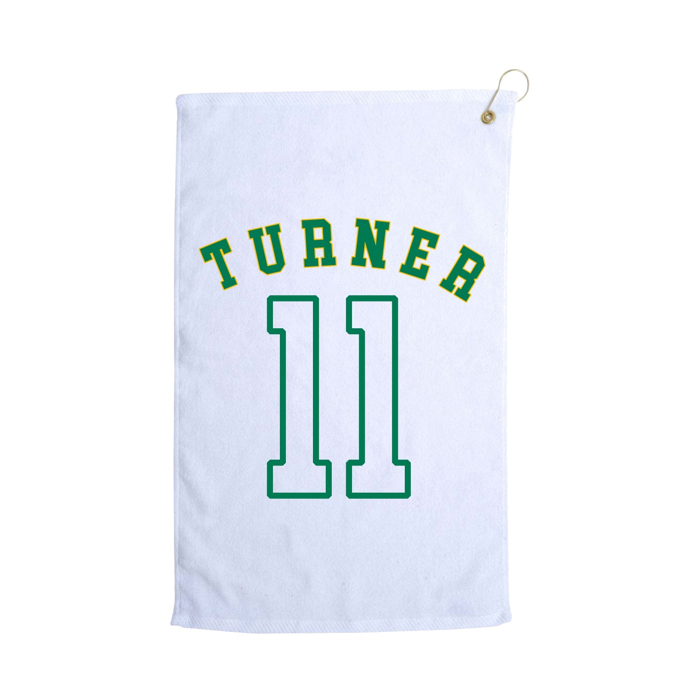 Golf Towel — Shirsey Arch in White