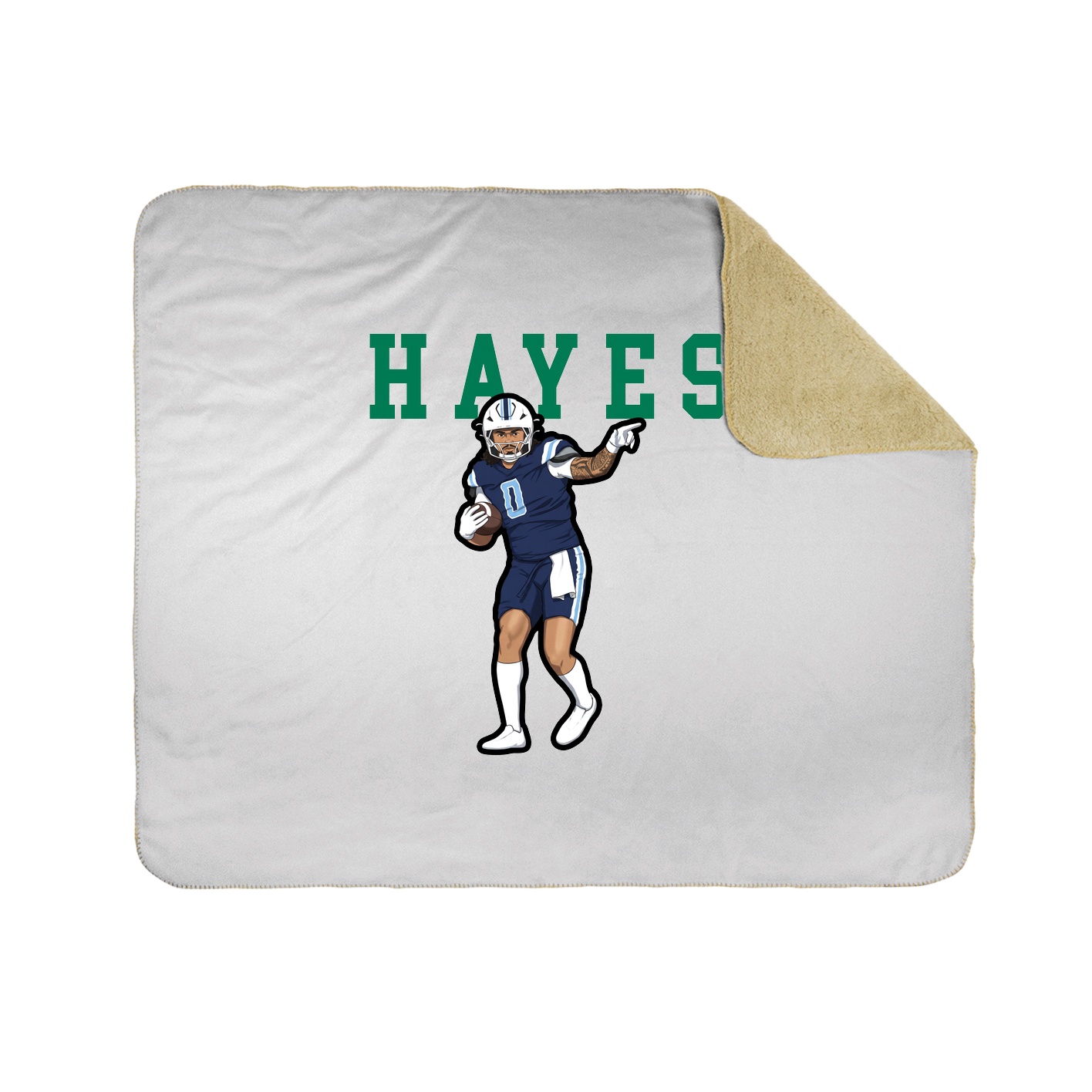 Throw Blanket — Shirsey in White