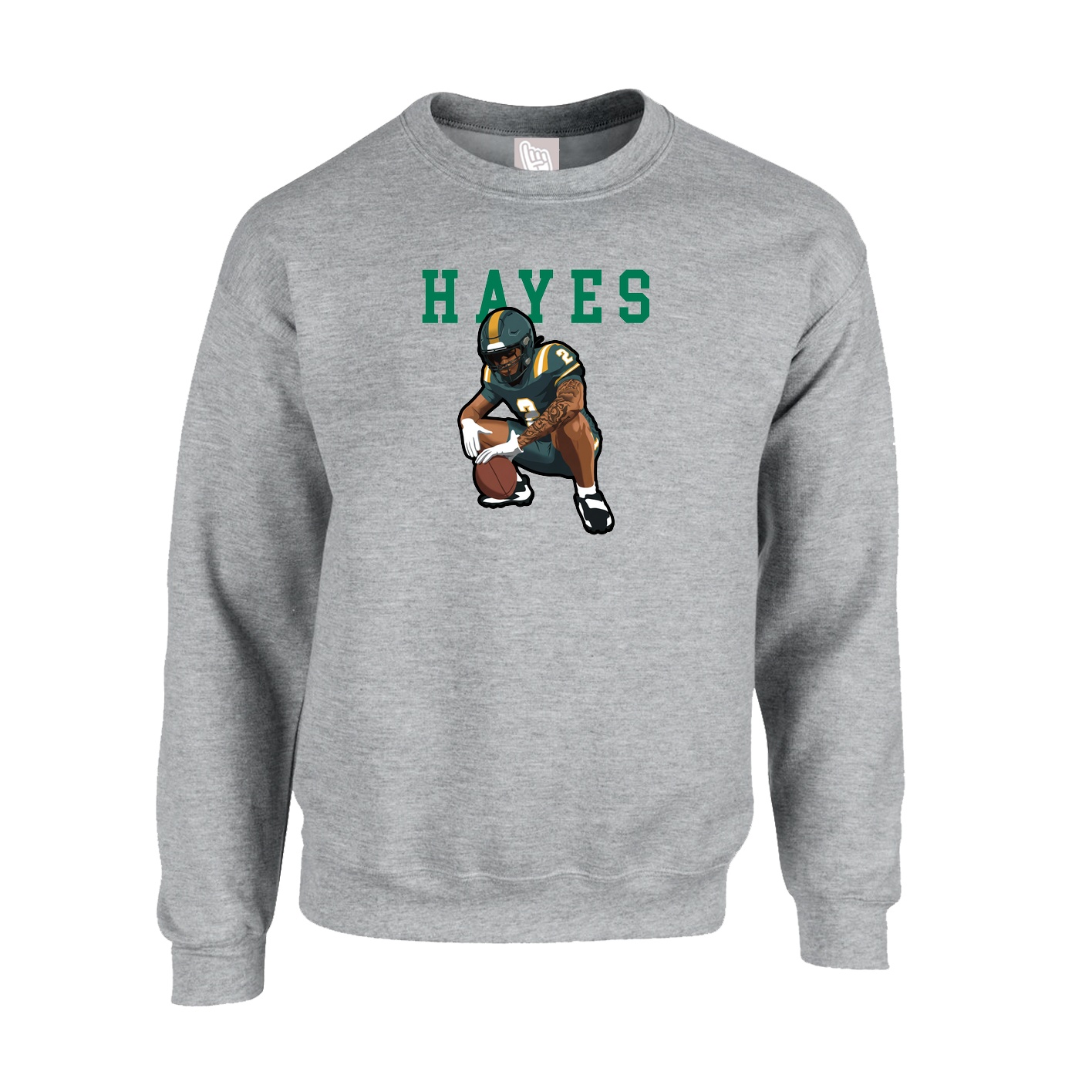 Fleece Crew — Shirsey in Grey