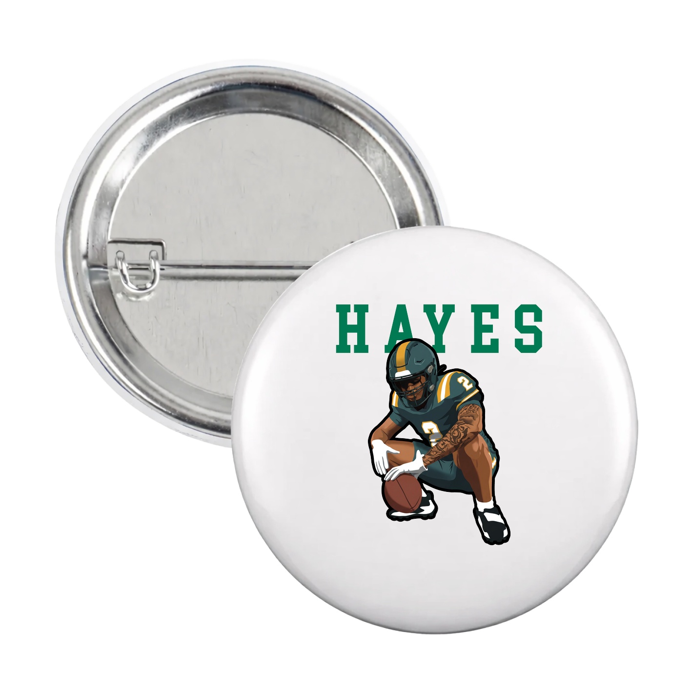 Game Day Button — Shirsey in White