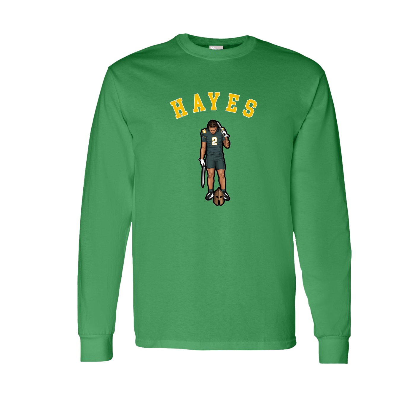 Long Sleeve Tee — Shirsey Arch in Green
