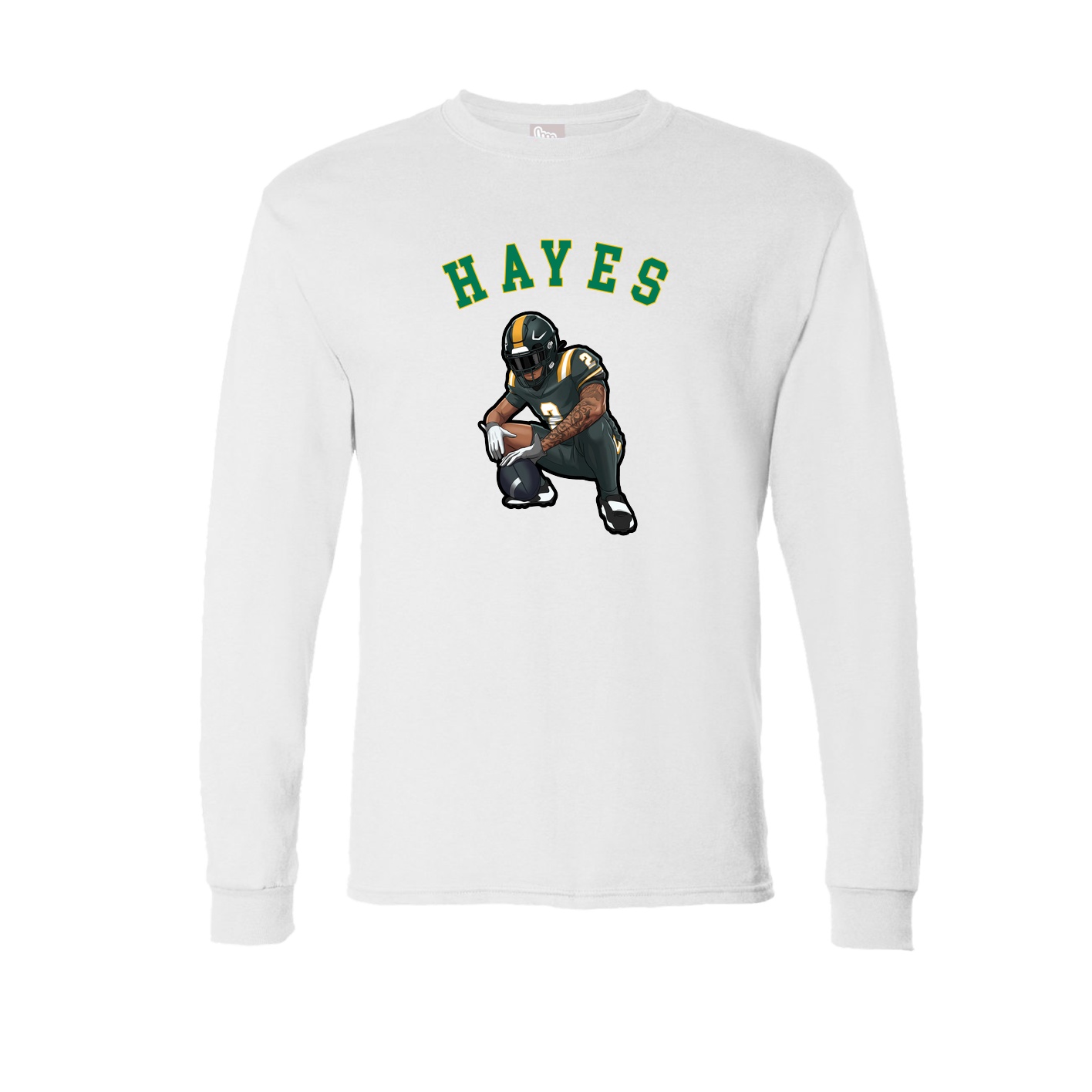 Long Sleeve Tee — Shirsey Arch in White
