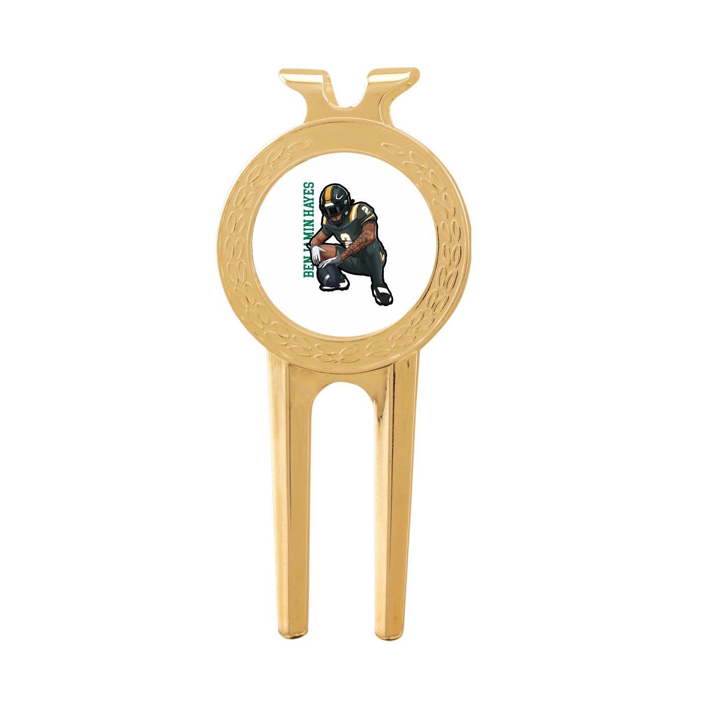 Divot Tool with Ball Marker — Name Vertical in Classic