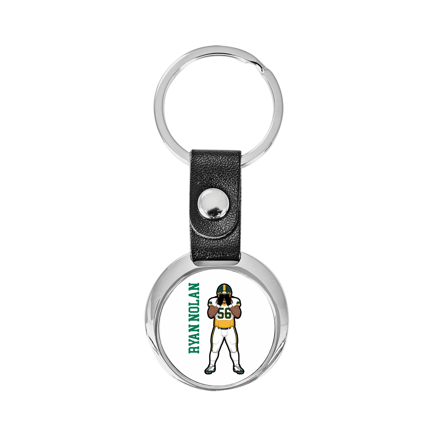 Key Chain — Name Vertical in Classic