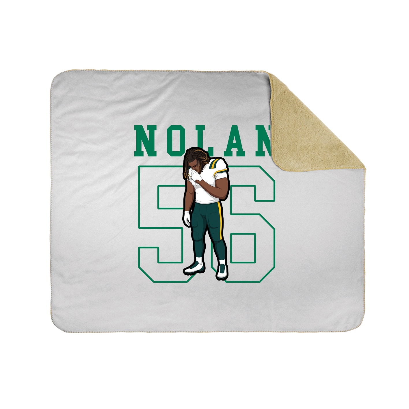 Throw Blanket — Shirsey in White