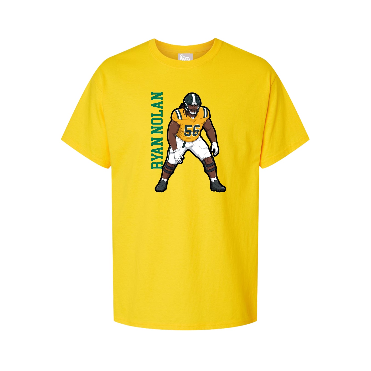 Tee — Name Vertical in Gold
