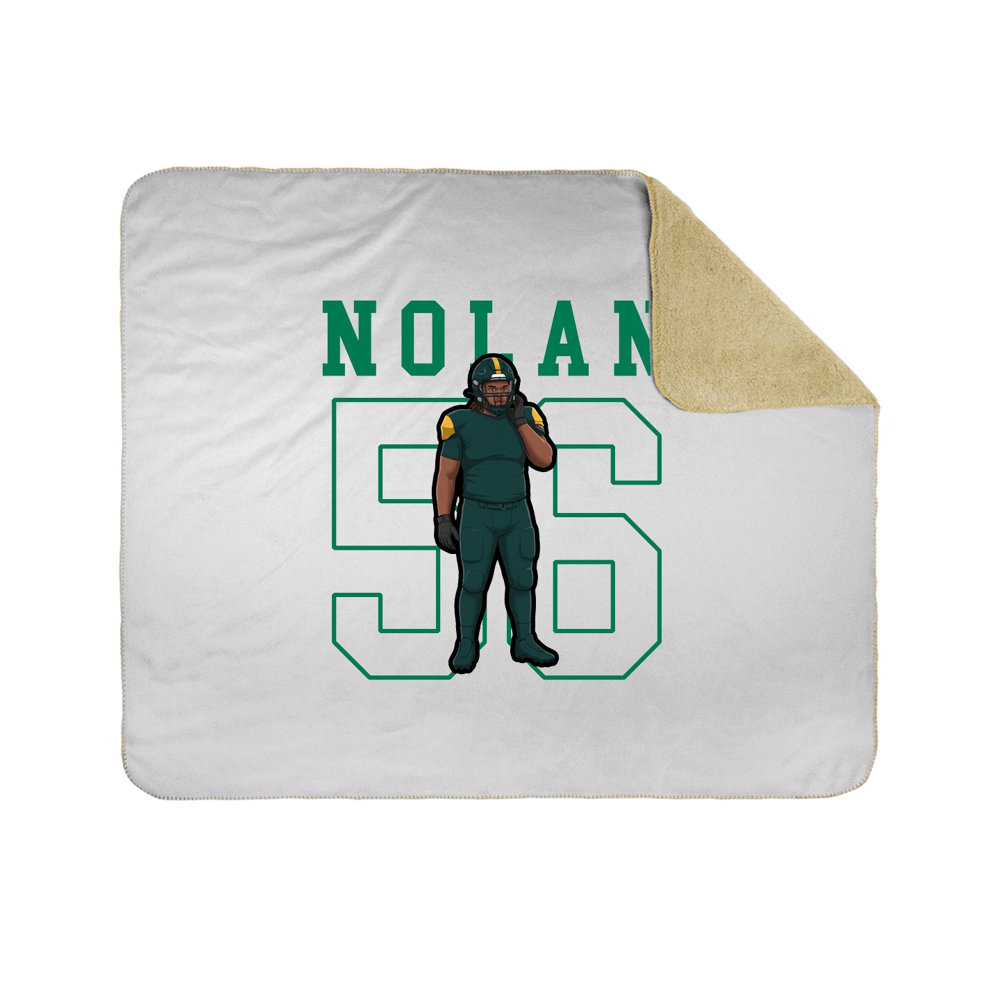 Throw Blanket — Shirsey in White