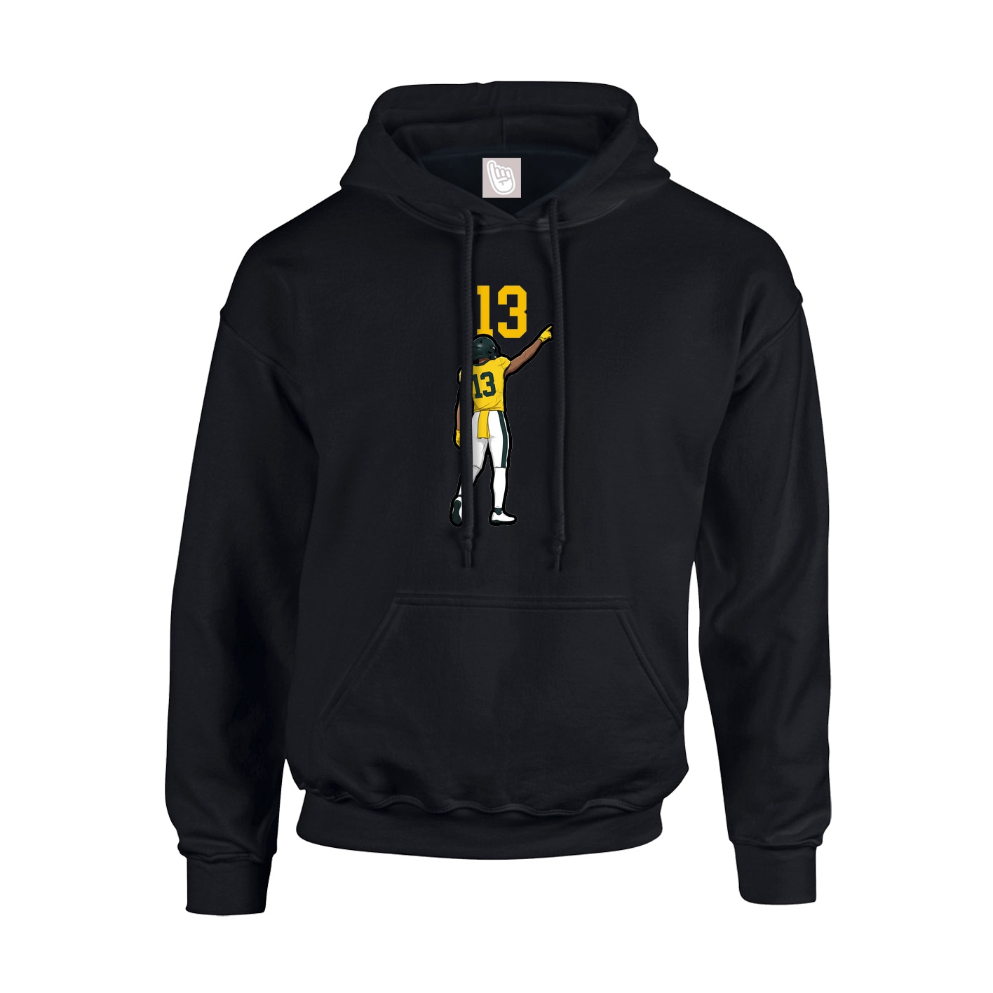 Youth Hoodie — Number Top in Black