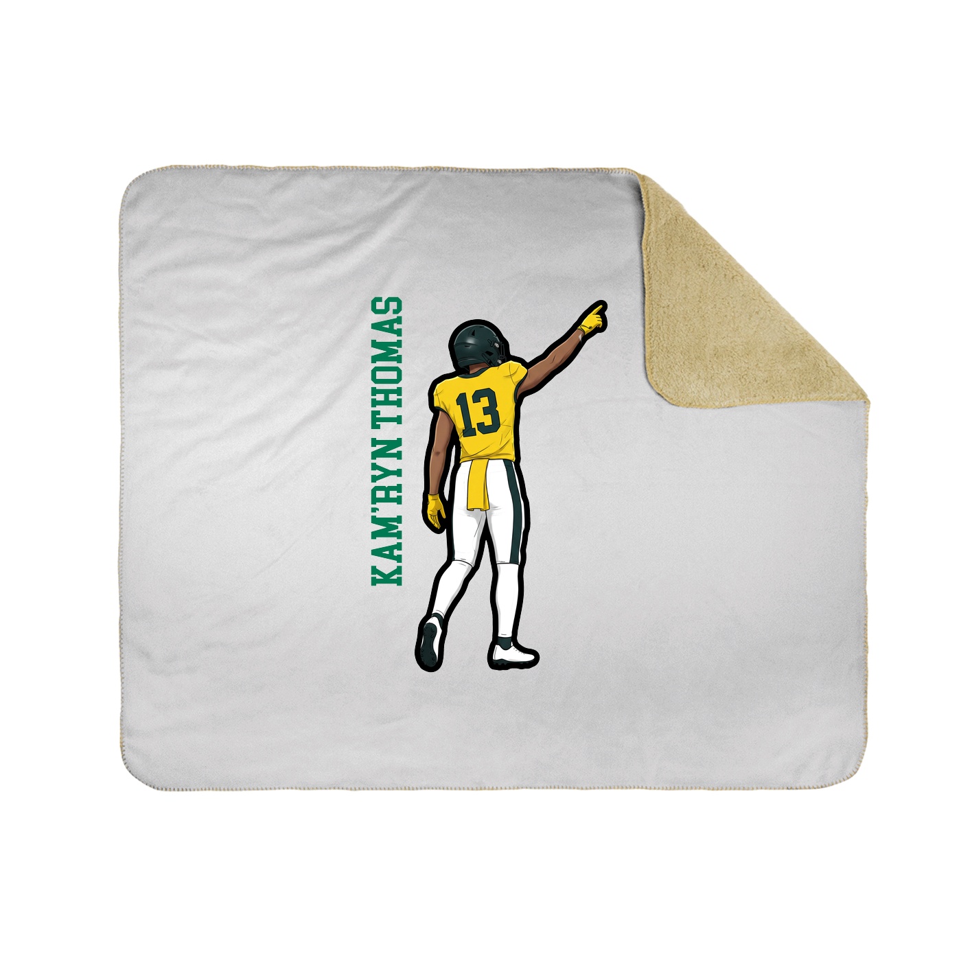50x60 Sherpa Lined Throw Blanket