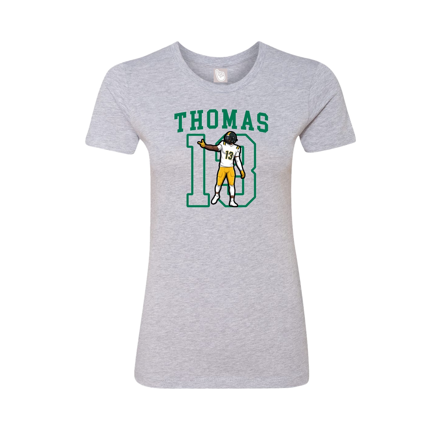 Fitted Women's Tee — Shirsey in Grey