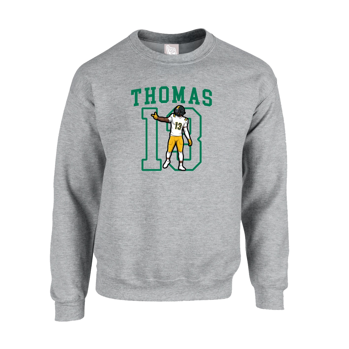 Fleece Crew — Shirsey in Grey