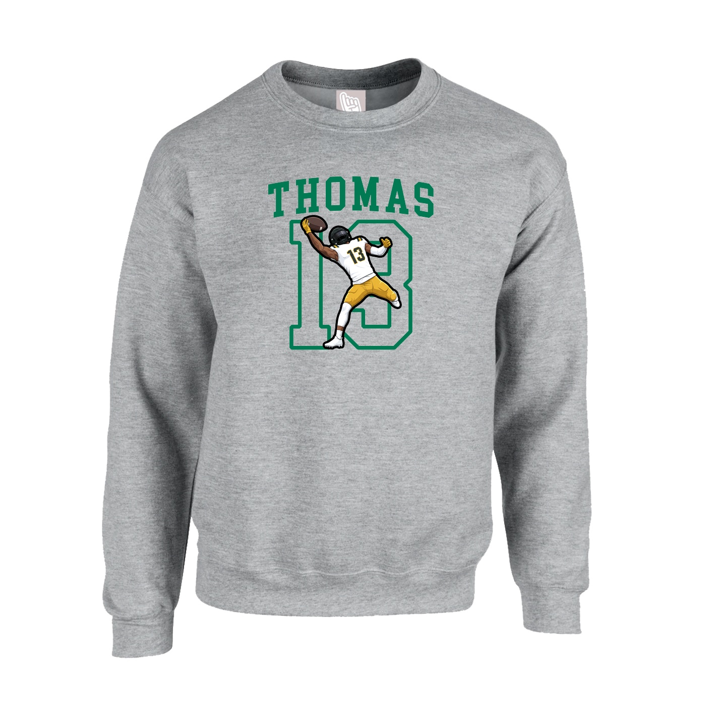 Fleece Crew — Shirsey in Grey