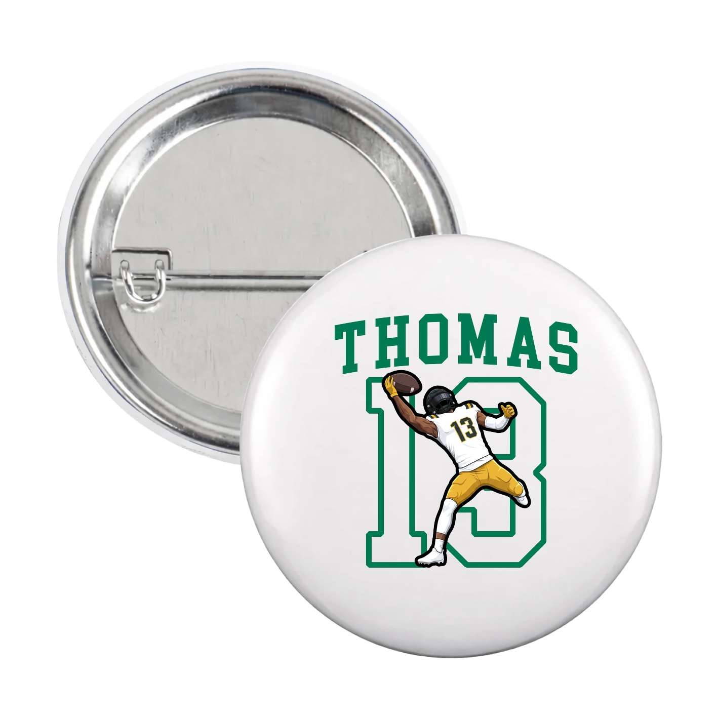 Game Day Button — Shirsey in White