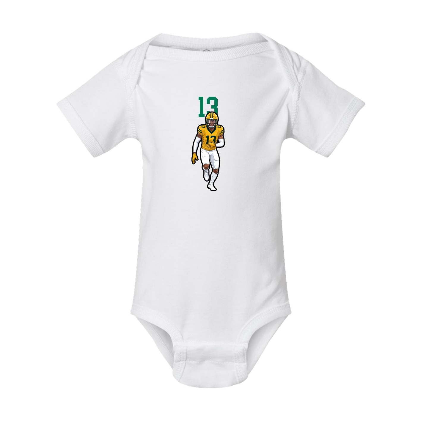 Baby Onesie — Number Top in White